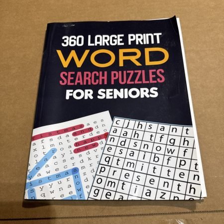 Voloxx Studio 360 Large Print Word Search Puzzles for Seniors (Paperback)