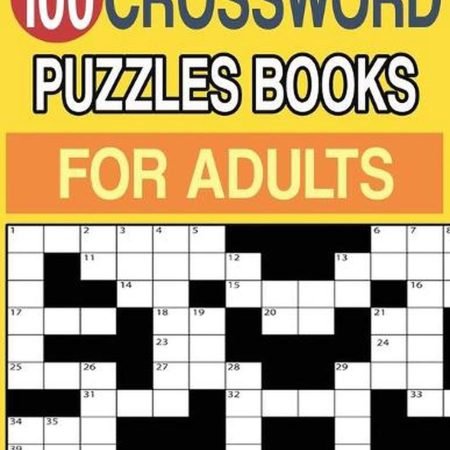100 Crossword Puzzles Books for Adults: Crossword Puzzle Book for Adults and Sen