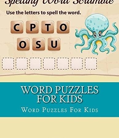 WORD PUZZLES FOR KIDS: LARGE PRINT BIG BOOK OF WORD **BRAND NEW**