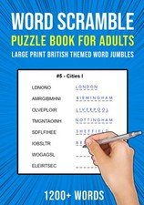 Word Scramble Puzzle Book for Adults: 1200+ Large Pri... by Publishing, Puzzle K