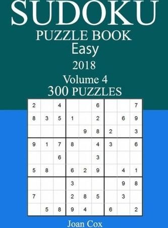 300 Easy Sudoku Puzzle Book - 2018