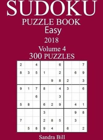 300 Easy Sudoku Puzzle Book - 2018