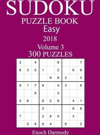 300 Easy Sudoku Puzzle Book - 2018