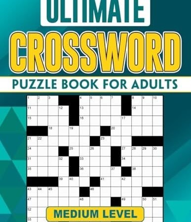 2024 Medium Crossword Puzzle Books ..., Publishing, Son