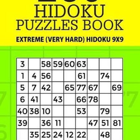250 Hidoku Puzzle Book: Extreme (Very Hard) Hidoku 9x9 by Mindful Puzzle Books (
