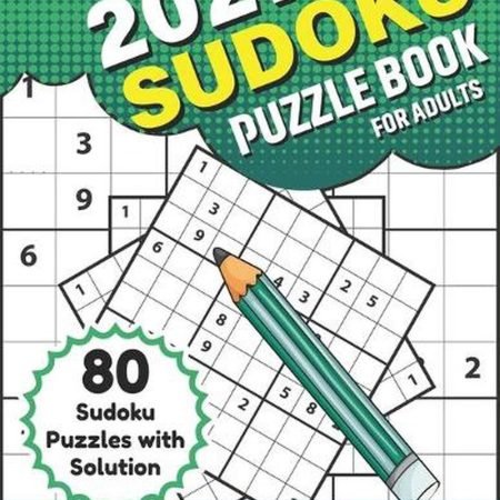 2021 Sudoku Puzzle Book For Adults: Sudoku Brain Game Book For Adults With Suppl