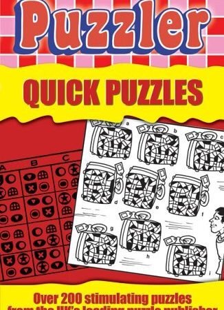 "Puzzler" Quick Puzzles Paperback / softback Book The Fast Free Shipping