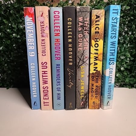 Lot of 7 Bestseller Books — Colleen Hoover, Lisa Jewell, Alice Hoffman — Verity