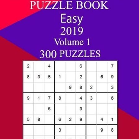 300 Easy Sudoku Puzzle Book 2019 by James Watts (English) Paperback Book