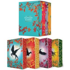 Hunger Games Box Set Paperback (Books 1-4) (Deluxe Edition with Stenciled Edges)