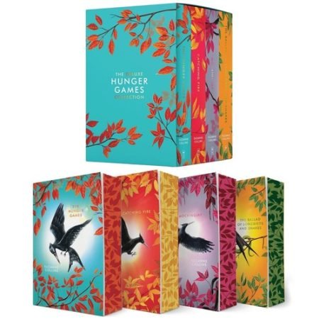 Hunger Games Box Set Paperback (Books 1-4) (Deluxe Edition with Stenciled Edges)