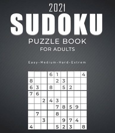 2021 Sudoku Puzzle Book for Adults: 1000 Sudoku Puzzles for Beginners and Pros E