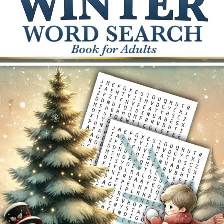 Winter Word Search Book for Adults Large Print: 2000 Words to Find - 84 Big Prin