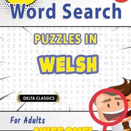 Word Search Puzzles in Welsh for Adults - Awesome! Vol.1 - Delta Classics by Bes