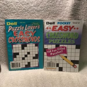 Dell Puzzle Lovers Easy Crosswords & Easy Crossword Puzzles June 2023 and Volume