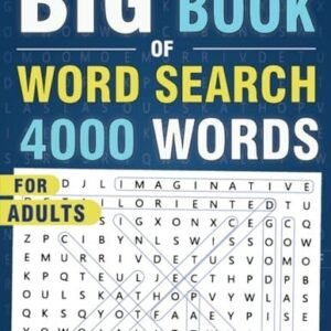 4000 Word Search for Adults Large Print (200 Themed Puzzles): Word Find Puzzle B