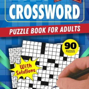 Medium Crossword Puzzle Book for Adults: 90 Puzzles – Fun and Focused Challenges