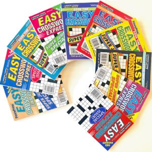 NEW Lot of 10 Penny Press Dell EASY GOOD TIME & EXPRESS Crosswords Puzzle Books