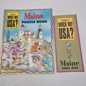 Highlights Which Way USA Maine Puzzle Book Fun Educational Activity New