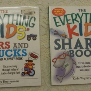 Everything Kids' Book Puzzle Activity Cars Trucks Sharks Homeschool 1 2 3