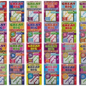 Kappa Large Print Great Big Crosswords Puzzle Books, 24 Different Volumes U-PICK