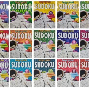 PAPP Large Print Sudoku Puzzle Books Large Selection 14 Volumes You Pick! NEW