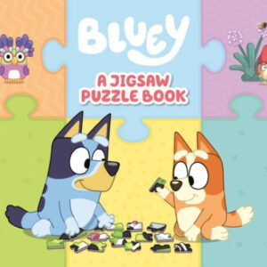 Bluey: A Jigsaw Puzzle Book: Includes 4 Double-Sided Puzzles - VERY GOOD