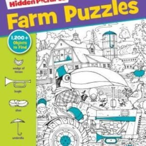 Highlights Favorite Hidden PicturesÂ® Farm Puzzles - Paperback - VERY GOOD