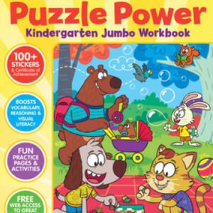 Puzzle Power Kindergarten Jumbo Workbook - Paperback By Scholastic - GOOD