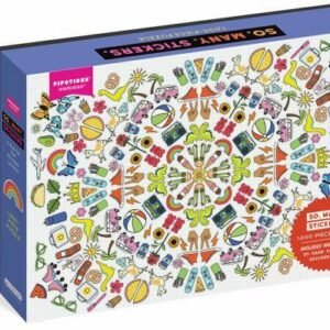So. Many. Stickers. 1,000-Piece Puzzle by PIPSTICKS®+WORKMAN® in New