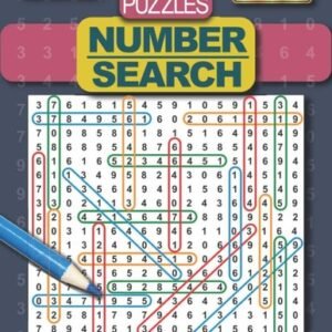 Number Search Puzzle Book: 100 Number Search Puzzles for Adults.. Paperback –...