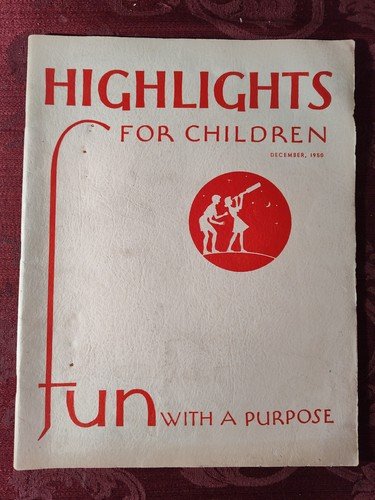Rare HIGHLIGHTS Children’s Magazine December 1950 Activities Stories Puzzles!