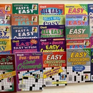 NEW Lot 2 Penny Press Dell  GOOD TIME Super Jumbo Special Crossword Puzzle Books