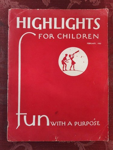 Rare HIGHLIGHTS Children’s Magazine February 1952 Activities Stories Puzzles!
