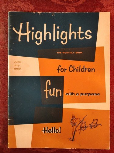 HIGHLIGHTS FOR CHILDREN Magazine June July 1960 Activities Stories Puzzles!