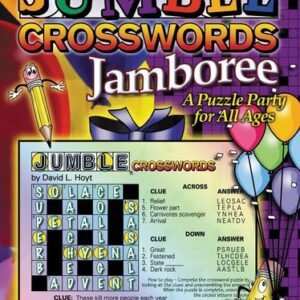 NEW Lot of 2 Large Print Crossword Crosswords Full Size Puzzle Books by Kappa
