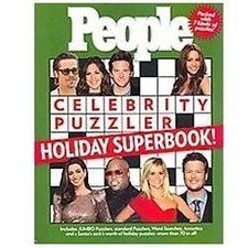 The PEOPLE Celebrity Puzzler Holiday Superbook! Puzzles Crossword  **UNMARKED!**