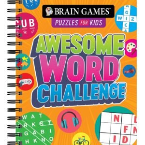 Brain Games Puzzles for Kids - Awesome Word Challenge - spiral_bound Publica...