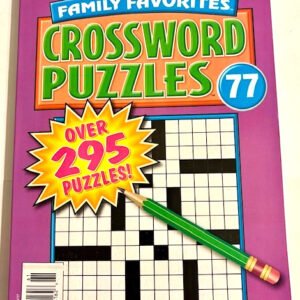 CROSSWORD PUZZLES BOOK Family Favorites PennyPress Vol. 77, 3/17/2025