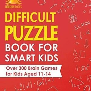 Difficult Puzzle Book for Smart Kids: Over 300 Brain Games for Kids  - VERY GOOD