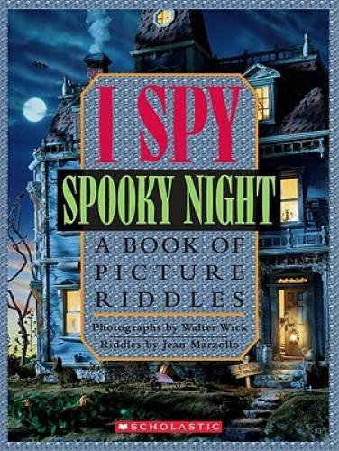 I Spy Spooky Night: A Book of Picture Riddles – Hardcover – GOOD