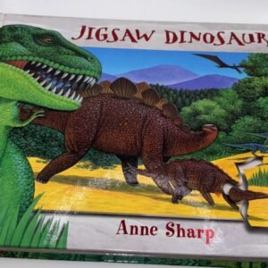 Jigsaw Dinosaurs by Anne Sharp. (2000, Hardcover) jigsaw puzzles in a book form