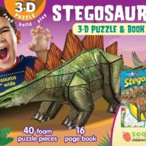 Stegosaurus Stem 3D Puzzle Seek Find Activity Book Sequoia Build Learning