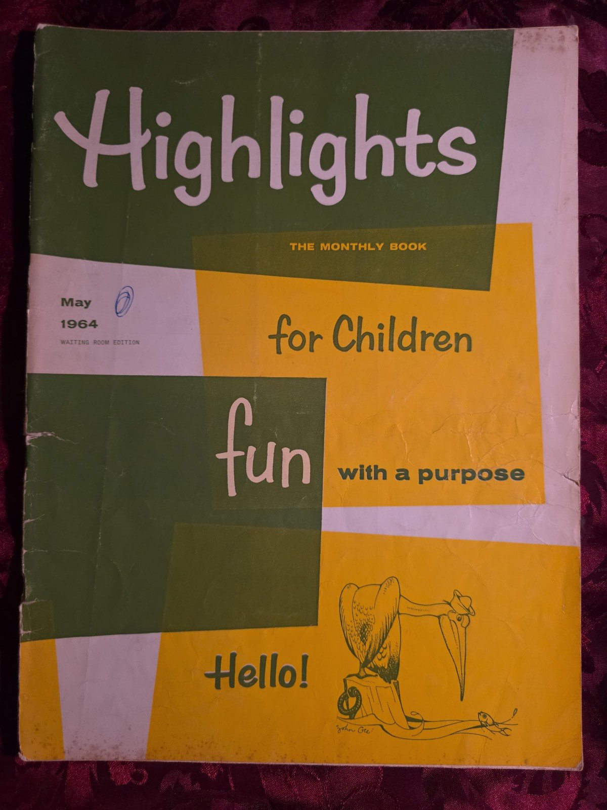 HIGHLIGHTS FOR CHILDREN Magazine May 1964 Activities Stories Puzzles!