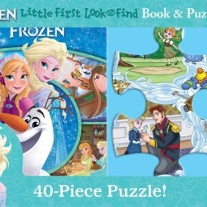 Disney Frozen - Little First Look and Find Activity Book and 40-Piece Puzzle -,