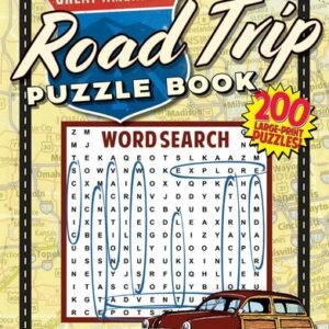 NEW Applewood Books Great American Road Trip Puzzle Book,  9781945187148 Grab A