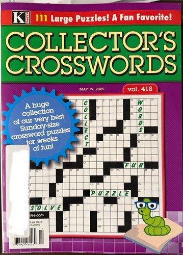 NEW Kappa Collector’s Crossword Puzzle Books Volume 418 May 19,  2025