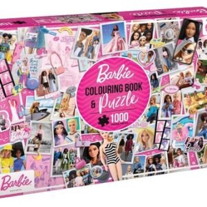 Barbie: Adult Colouring Book and Puzzle (Mattel: 1000 Pieces) Paperback Book