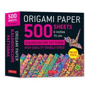 Origami Paper 500 sheets Kaleidoscope Patterns 6" (15 cm): Tuttle Origami...