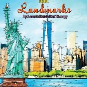 Fantastic Cities And Landmarks Dot-To-Dot For Adults: Puzzles From 456 To 9...